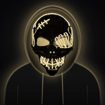 Glowing LED Skull Mask – Scare Everyone