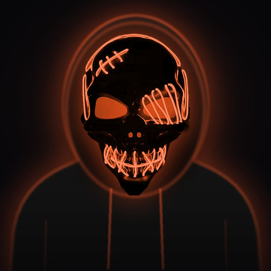 Glowing LED Skull Mask – Scare Everyone